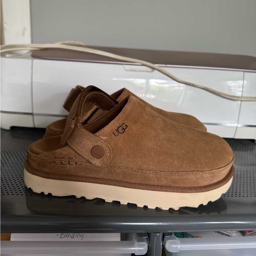 UGG Tan Suede Goldenstar Slip-On